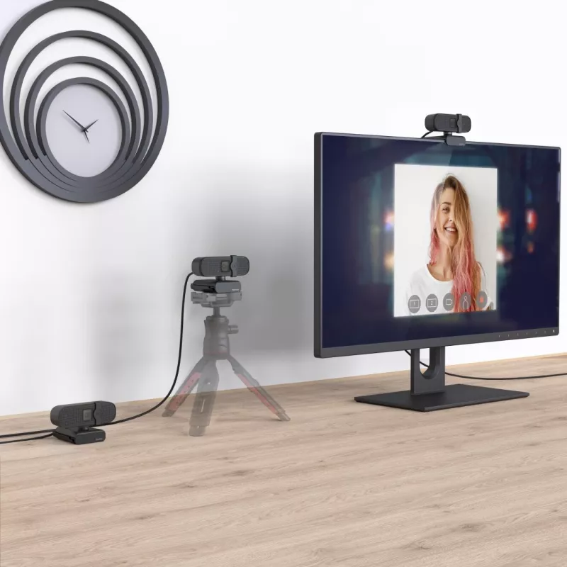 Kamera internetowa Hama C-400 2 MP 1920 x 1080 pikseli USB 2.0 Czarna
