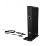 ICY BOX IB-DK2251AC Przewodowy USB 3.2 Gen 2 (3.1 Gen 2) Type-A Czarny