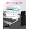 ICY BOX IB-DK2251AC Przewodowy USB 3.2 Gen 2 (3.1 Gen 2) Type-A Czarny