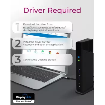 ICY BOX IB-DK2251AC Przewodowy USB 3.2 Gen 2 (3.1 Gen 2) Type-A Czarny
