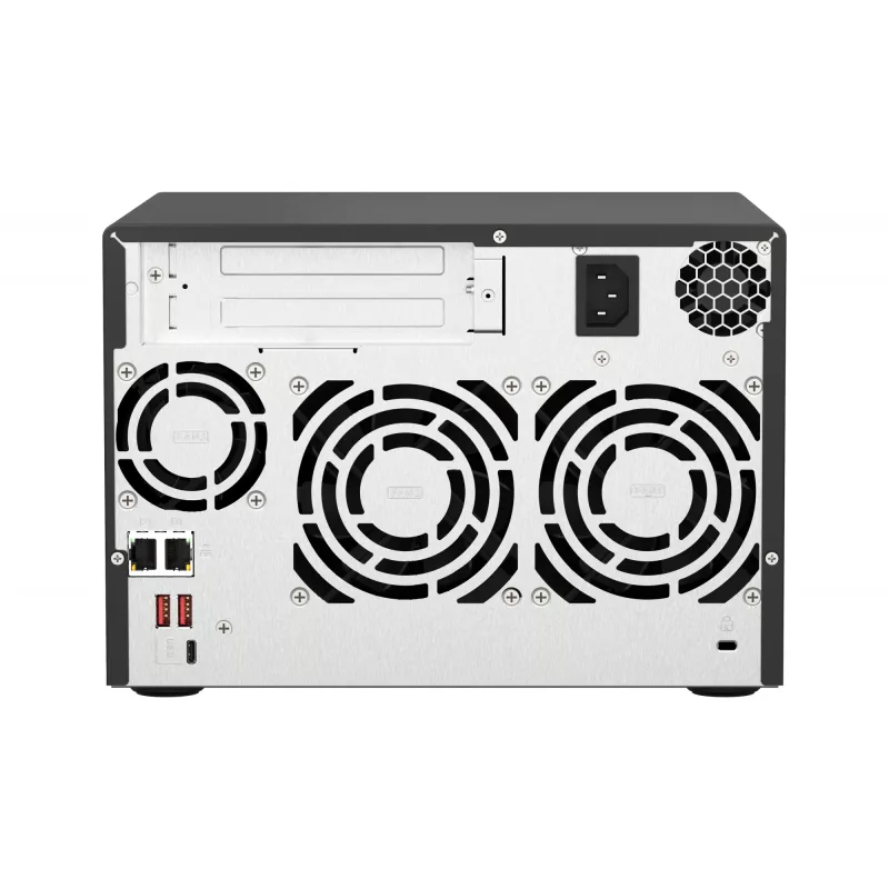 QNAP TS-673A NAS Tower Ryzen Embedded V1500B 8 GB DDR4 0 TB QNAP Turbo System Czarny