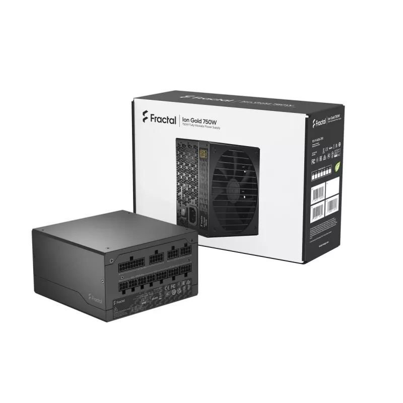 Fractal Design Ion+ 750W Gold zasilacz 24-pin ATX ATX Czarny