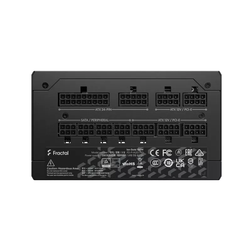 Fractal Design Ion+ 750W Gold zasilacz 24-pin ATX ATX Czarny