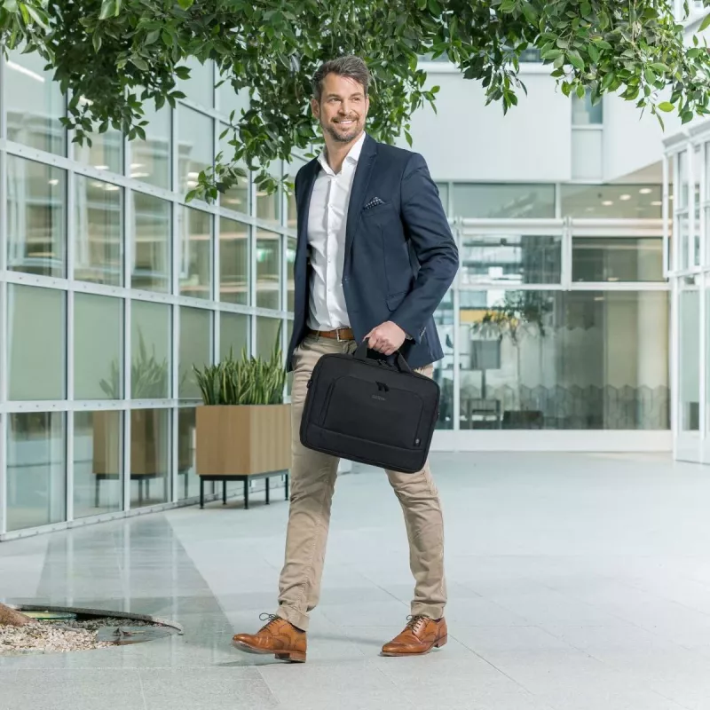 DICOTA Eco Top Traveller Base - etui na notebooka 13-14,1 cala - czarne / poliester rPET 300D