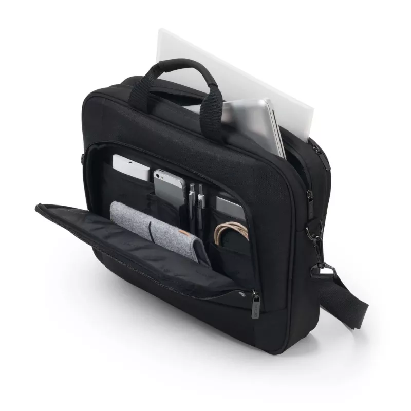 DICOTA Eco Top Traveller Base - etui na notebooka 13-14,1 cala - czarne / poliester rPET 300D