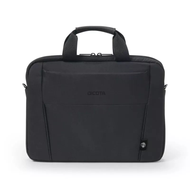 DICOTA Eco cienki Case Base - etui na notebooka 13–14,1 cala - czarne / poliester RPET 300d