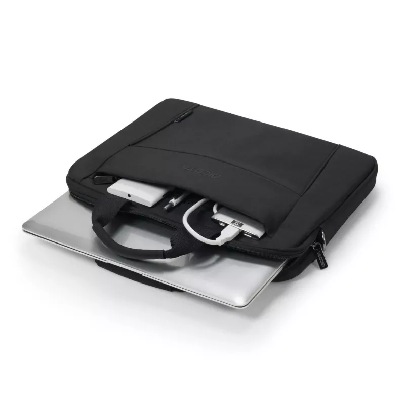 DICOTA Eco cienki Case Base - etui na notebooka 13–14,1 cala - czarne / poliester RPET 300d