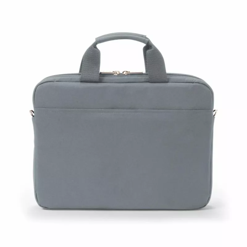 DICOTA Eco cienki Case Base - etui na notebook 13–14,1 cala - szary / poliester 300d z recyklingu PET