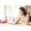 Słuchawki Kensington Classic USB-C z mikrofonem, przewodowe, rozmowy/muzyka, słuchawki, czarne