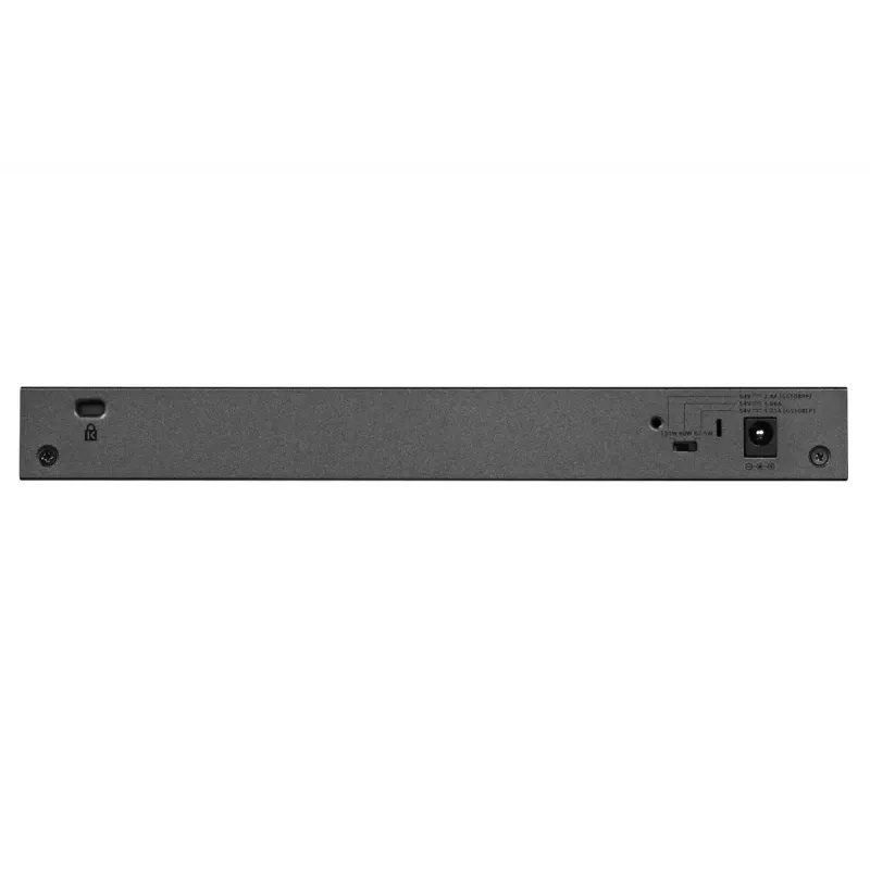 NETGEAR GS108LP Niezarządzalny Gigabit Ethernet (10/100/1000) Power over Ethernet (PoE) 1U Czarny, Szary