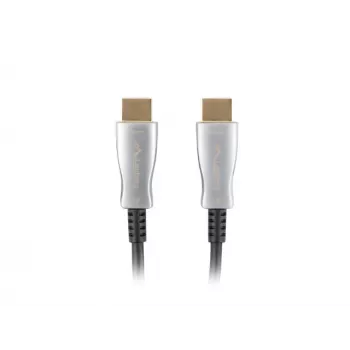 Kabel HDMI LANBERG CA-HDMI-20FB-0200-BK 20 m, HDMI 2.0, Typ A męski–męski, 18 Gbit/s, 4K@60Hz (3840×2160), HDR, ARC, Ethernet