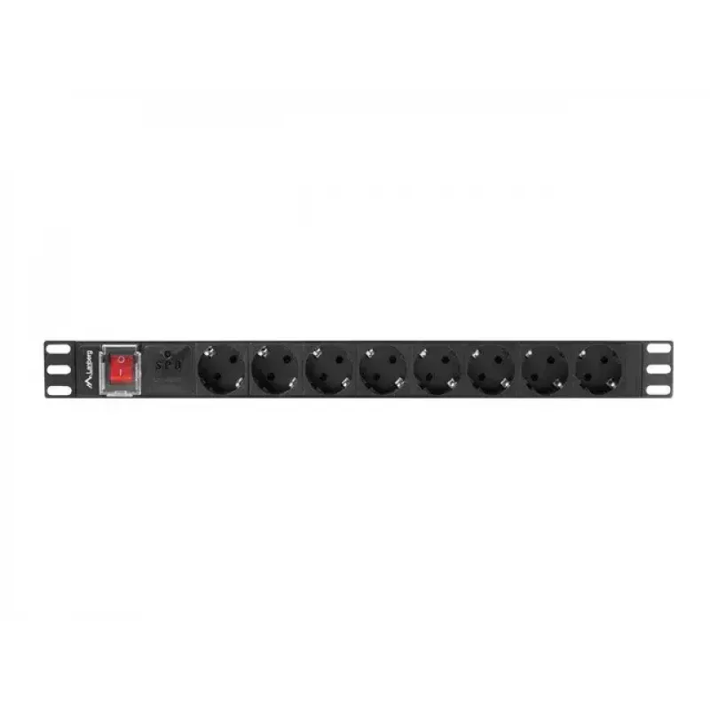 Listwa zasilająca PDU Lanberg PDU-08F-0200-BK