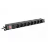 Listwa zasilająca PDU Lanberg PDU-08F-0200-BK