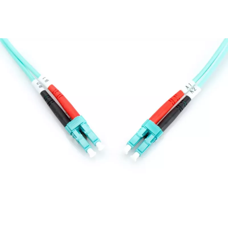 Kabel światłowodowy DIGITUS, LC do LC wielomodowy 50/125 µ, duplex długość 5m klasa OM3