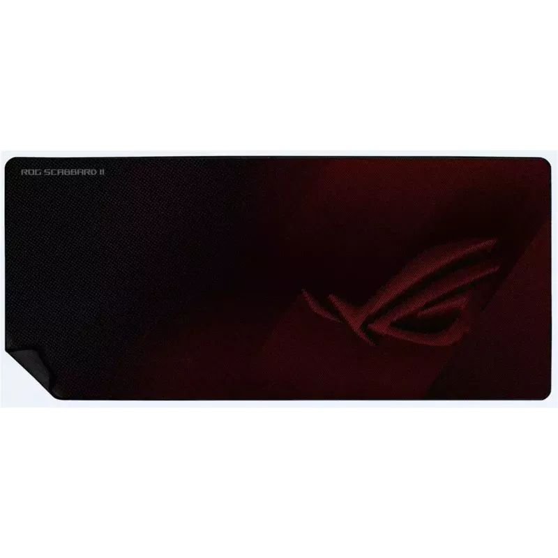 Podkładka pod mysz gamingowa ASUS ROG Strix Scabbard II Czarna, Czerwona