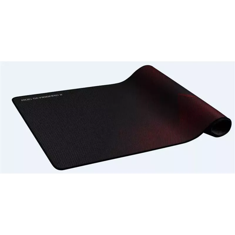 Podkładka pod mysz gamingowa ASUS ROG Strix Scabbard II Czarna, Czerwona