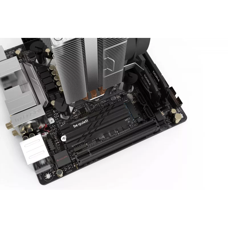 be quiet MC1 Solid-state drive Heatsink/Radiator Czarny 1 szt.