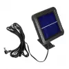 Zewnętrzny solarny naświetlacz LED MACLEAN MCE438, 5W, 400 lm, IP44, Li-Ion 5,2V, montaż naścienny, światło białe, czarny