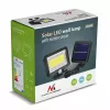 Zewnętrzny solarny naświetlacz LED MACLEAN MCE438, 5W, 400 lm, IP44, Li-Ion 5,2V, montaż naścienny, światło białe, czarny