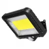 Zewnętrzny solarny naświetlacz LED MACLEAN MCE438, 5W, 400 lm, IP44, Li-Ion 5,2V, montaż naścienny, światło białe, czarny