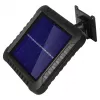 Zewnętrzny solarny naświetlacz LED MACLEAN MCE438, 5W, 400 lm, IP44, Li-Ion 5,2V, montaż naścienny, światło białe, czarny