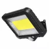 Zewnętrzny solarny naświetlacz LED MACLEAN MCE438, 5W, 400 lm, IP44, Li-Ion 5,2V, montaż naścienny, światło białe, czarny