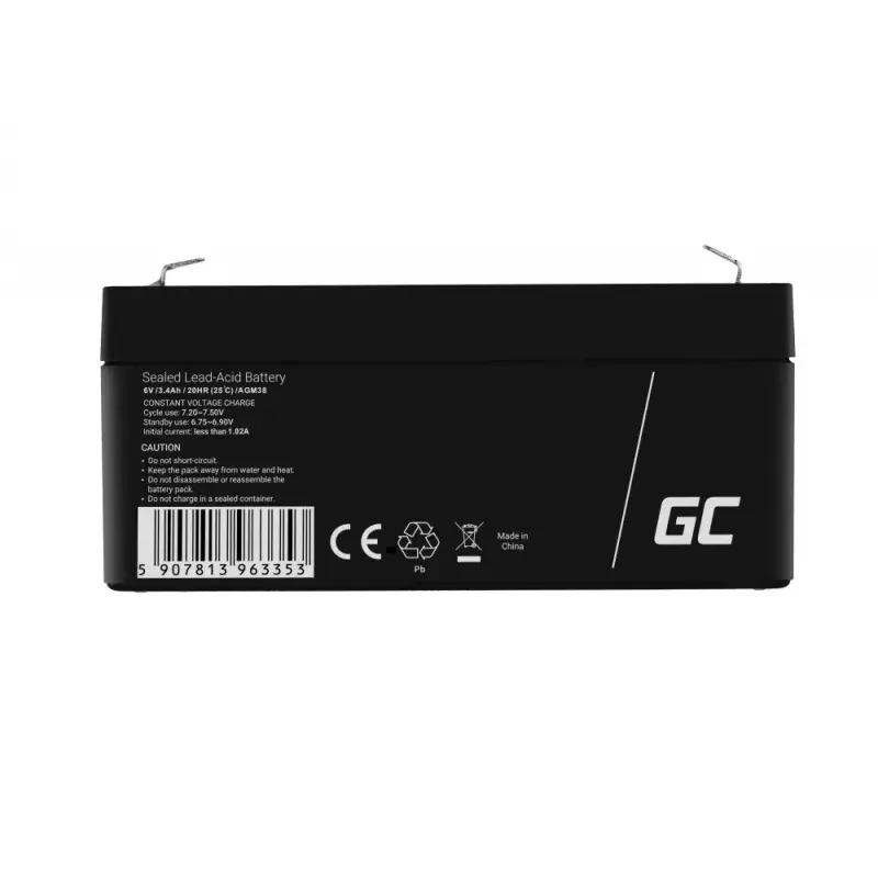 Bateria UPS kwasowo-ołowiowa AGM zielony Cell AGM38