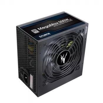 Zalman ZM500-TXII V2 MegaMax 80PLUS 230V EU STANDARD certyfikowany zasilacz o wysokiej sprawności PCI-E 500 W 20+4-pin ATX czarny