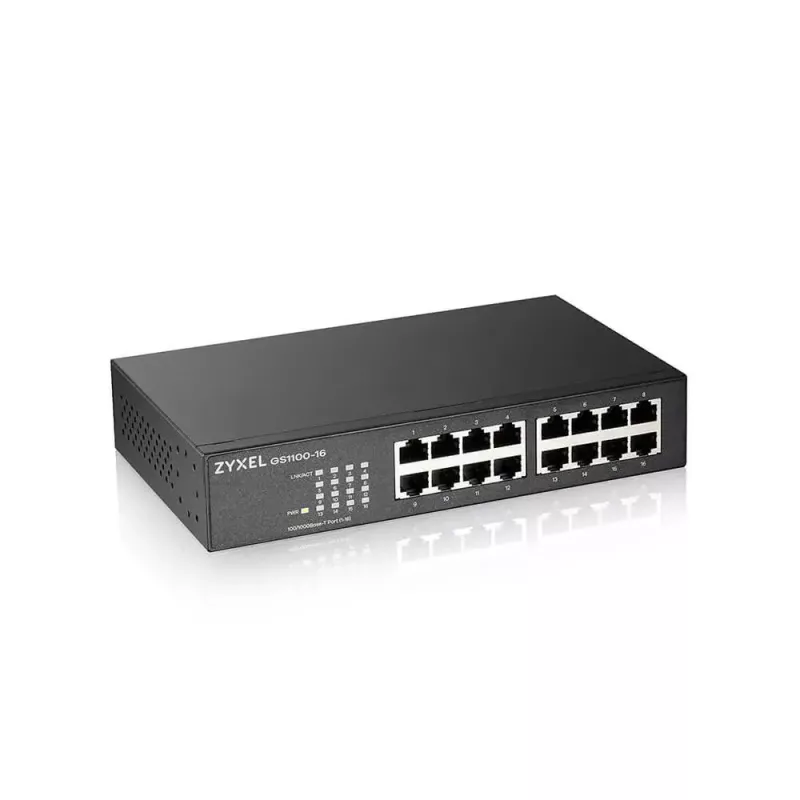 Zyxel GS1100-16 Niezarządzany przełącznik Gigabit Ethernet (10/100/1000)