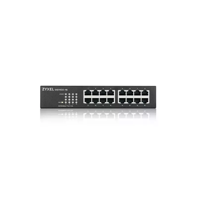Zyxel GS1100-16 Niezarządzany przełącznik Gigabit Ethernet (10/100/1000)