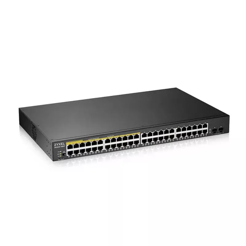 Zyxel GS1900-48HPv2 Zarządzalny przełącznik L2 Gigabit Ethernet (10/100/1000) Power over Ethernet (PoE) Czarny
