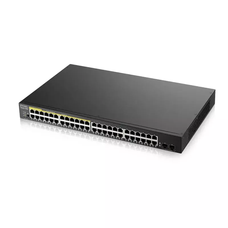 Zyxel GS1900-48HPv2 Zarządzalny przełącznik L2 Gigabit Ethernet (10/100/1000) Power over Ethernet (PoE) Czarny