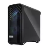 Obudowa PC Tower Fractal Design Torrent Tower Black — obsługuje ATX/EATX/ITX, 2x wentylatory 180mm z przodu, 2x zatoki 3,5 cala, 4x zatoki 2,5 cala, szkło hartowane