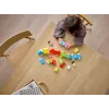 LEGO DUPLO pociąg z cyframi 10954 – pociąg edukacyjny z numerowanymi wagonikami do nauki liczenia i sortowania