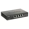 D-Link 5-portowy zarządzalny przełącznik Gigabit PoE z 1 portem PD