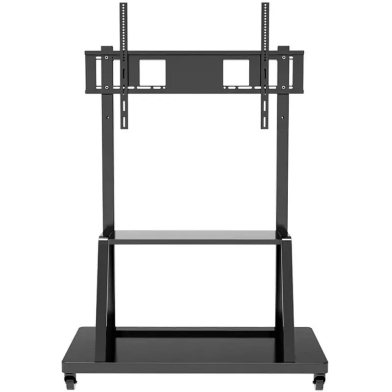Przenośny stojak podłogowy do płaskich paneli TECHLY Signage Display Mount ICA-TR30 — do ekranów 55–100 cali, VESA 1200x600, maks. obciążenie 150 kg, kółka, czarny