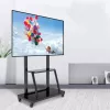 Przenośny stojak podłogowy do płaskich paneli TECHLY Signage Display Mount ICA-TR30 — do ekranów 55–100 cali, VESA 1200x600, maks. obciążenie 150 kg, kółka, czarny