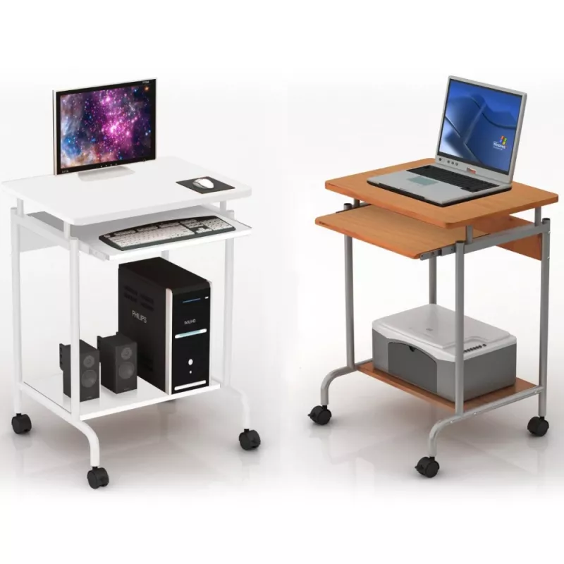 Biurko komputerowe Techly ICA-TB S005W białe