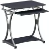 Techly Compact Desk for PC with Removable Tray, Czarny Graphite ICA-TB 328BK