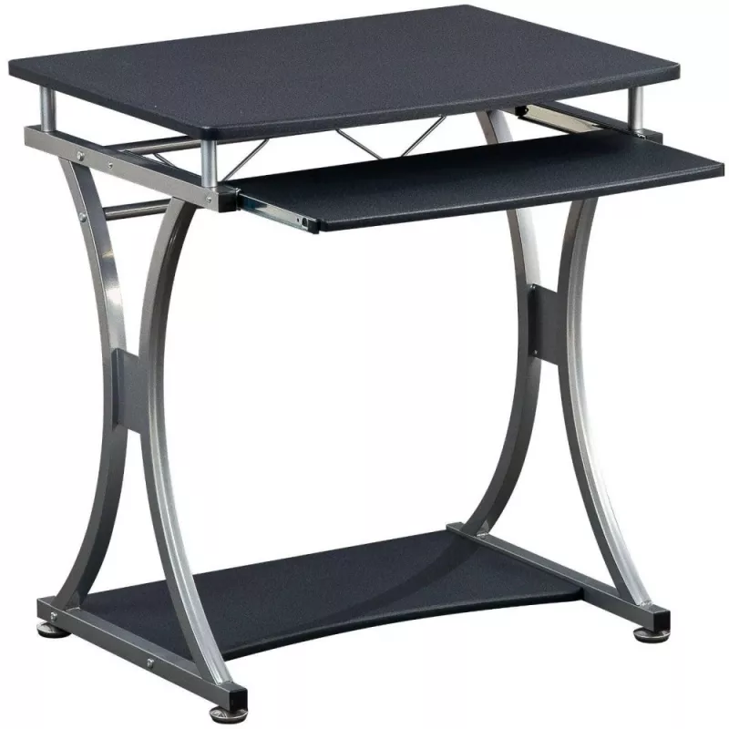 Techly Compact Desk for PC with Removable Tray, Czarny Graphite ICA-TB 328BK