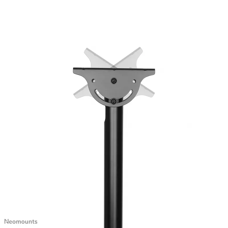 Neomounts NM-C440DBLACK Uchwyt sufitowy do dwóch monitorów/TV 32-60 cali - wys. 56-91 cm