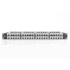 DIGITUS Modularny panel krosowy, ekranowany 48-portowy, pole opisowe, 1U, montaż w szafie rack, kolor czarny RAL 9005
