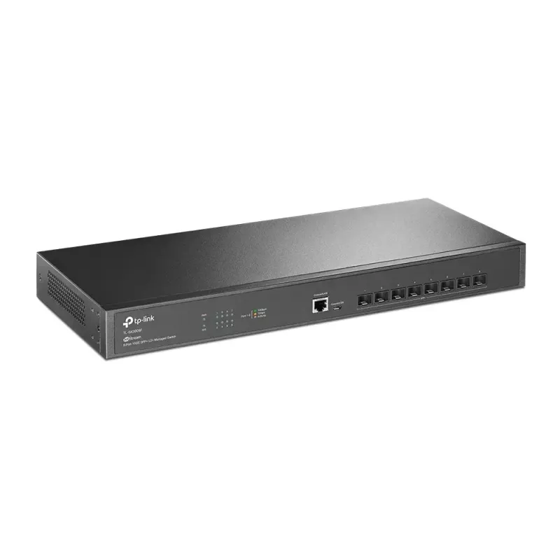 TP-Link Omada 8-Port 10GE SFP+ L2+ Managed Switch