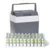Adler AD 8078 przenośna lodówka elektryczna, 28 l, szara/biała