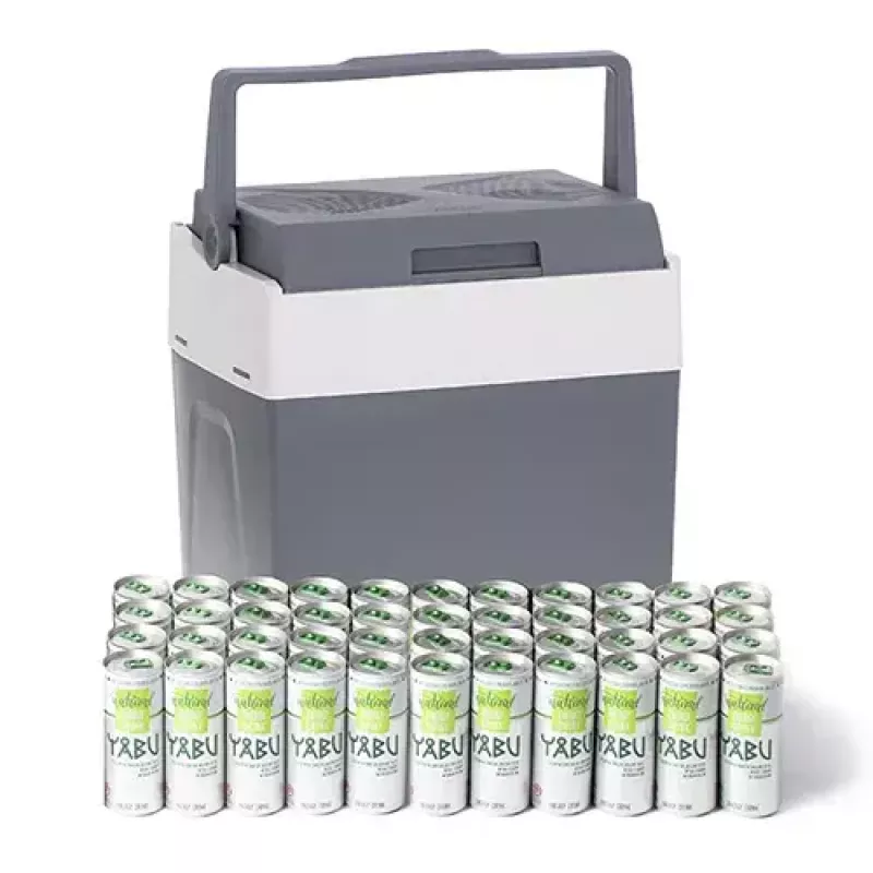 Adler AD 8078 przenośna lodówka elektryczna, 28 l, szara/biała