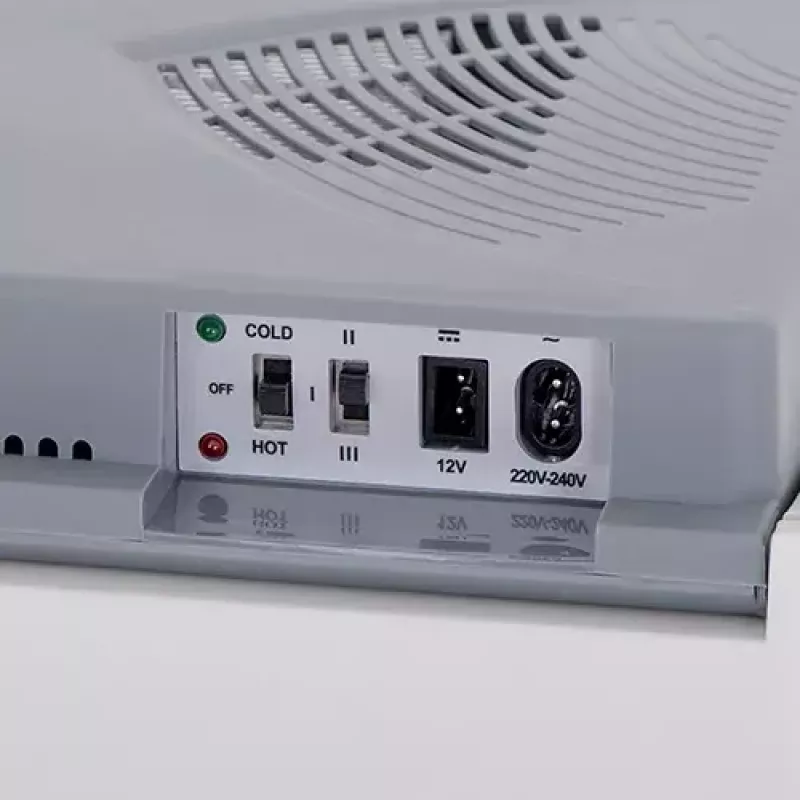Adler AD 8078 przenośna lodówka elektryczna, 28 l, szara/biała