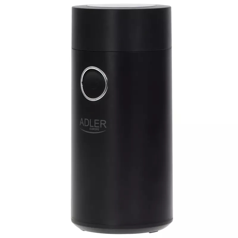 Burr grinder Adler AD4446BS — 150 W, stainless steel burrs, 75 g bean hopper, Czarny