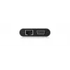 ICY BOX IB-DK4040-CPD Przewodowy USB 3.2 Gen 1 (3.1 Gen 1) Type-C Antracyt, Czarny