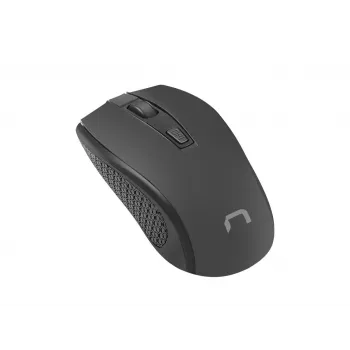 Bezprzewodowa mysz optyczna NATEC Jay 2 RF — 2,4 GHz, 1600 DPI, oburęczna, 4 przyciski, czarna