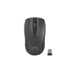 Bezprzewodowa mysz optyczna NATEC Jay 2 RF — 2,4 GHz, 1600 DPI, oburęczna, 4 przyciski, czarna